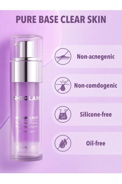  تصویر 5 : Sheglam شیگلم AHA پرایمر آبرسان گود گریپ لایه بردار  