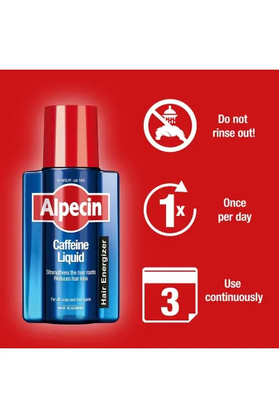  تصویر 4 : Alpecin آلپسین  لیکوئید کافئین آلپسين [محلول مایع ضدریزش و تقویت مو]  