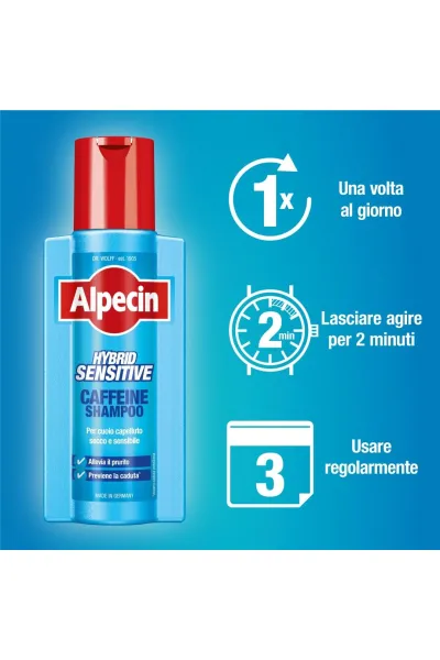  تصویر 1 : Alpecin آلپسین  شامپو کافئین ضد ریزش + آبرسان  