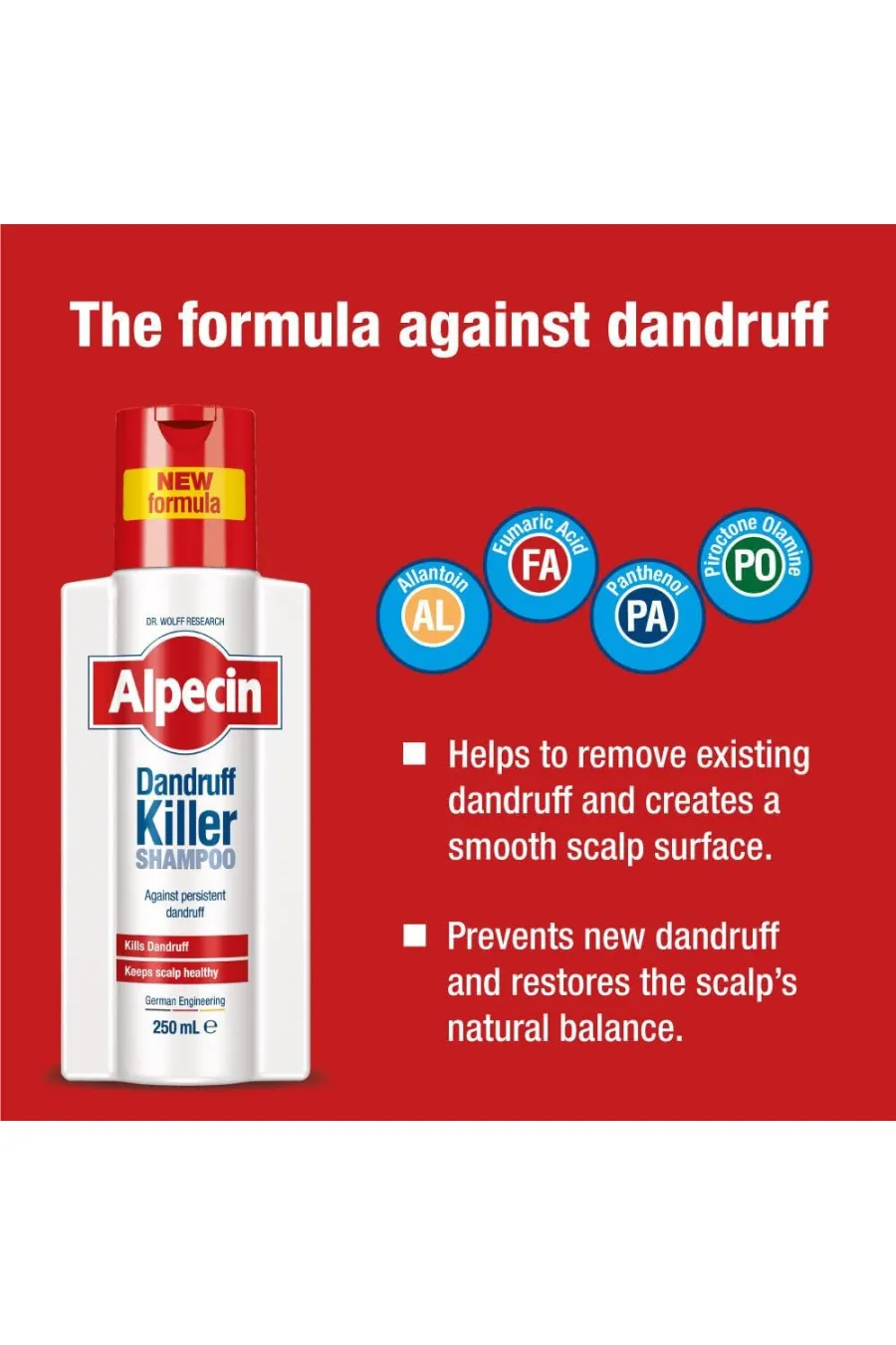 معرفی شامپو ضد شوره dandruff killer آلپسین Alpecin با فرمول کنترل شوره