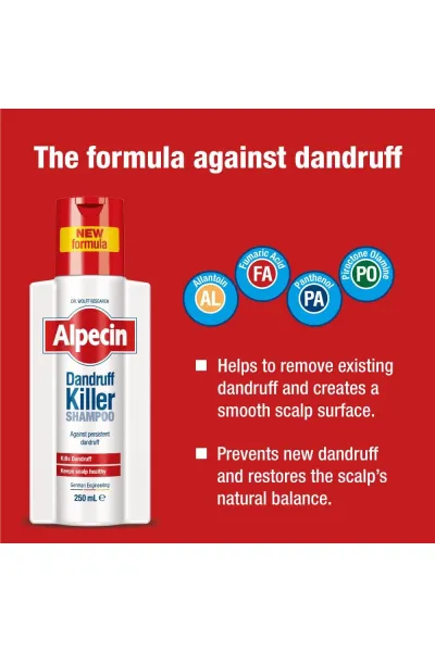  تصویر 1 : Alpecin آلپسین dandruff killer شامپو ضد شوره  