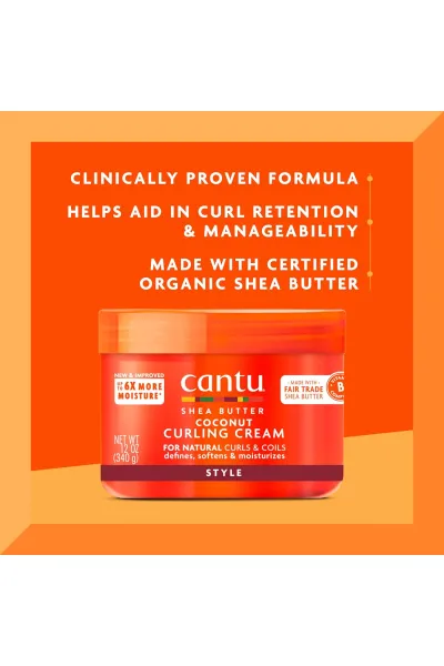  تصویر 4 : Cantu کنتو  کرم فر کننده مو نارگیل  
