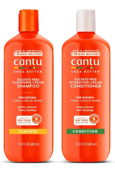  تصویر 1 : Cantu کنتو  شامپو کرمی شی‌باتر بدون سولفات  