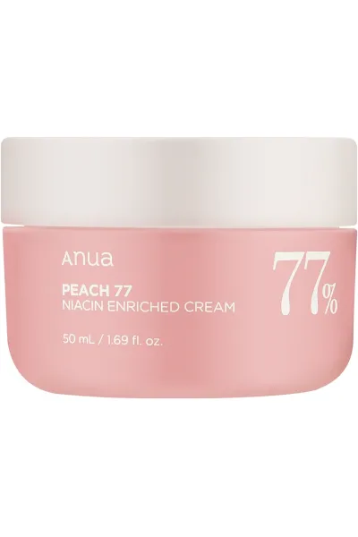 خرید و قیمت کرم آبرسان و تغذیه کننده نیاسینامید هلو Anua 77% آنوا اصل