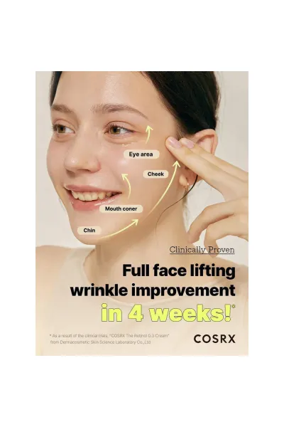  تصویر 6 : COSRX کوزارکس  کرم رتینول ضد چروک صورت و دور چشم  