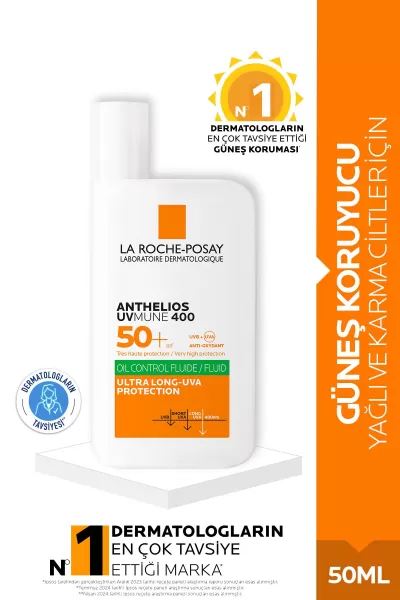  تصویر 7 : LA ROCHE POSAY لاروش پوزای  ضدآفتاب فلوئیدی پوست چرب  