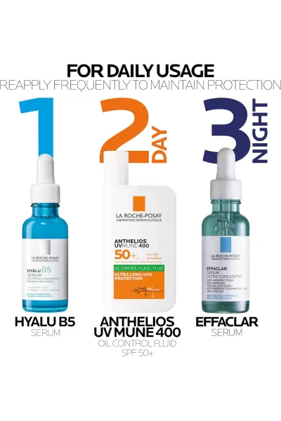  تصویر 9 : LA ROCHE POSAY لاروش پوزای  ضدآفتاب فلوئیدی پوست چرب  
