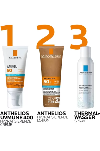  تصویر 10 : LA ROCHE POSAY لاروش پوزای  ضدآفتاب کرمی آبرسان  