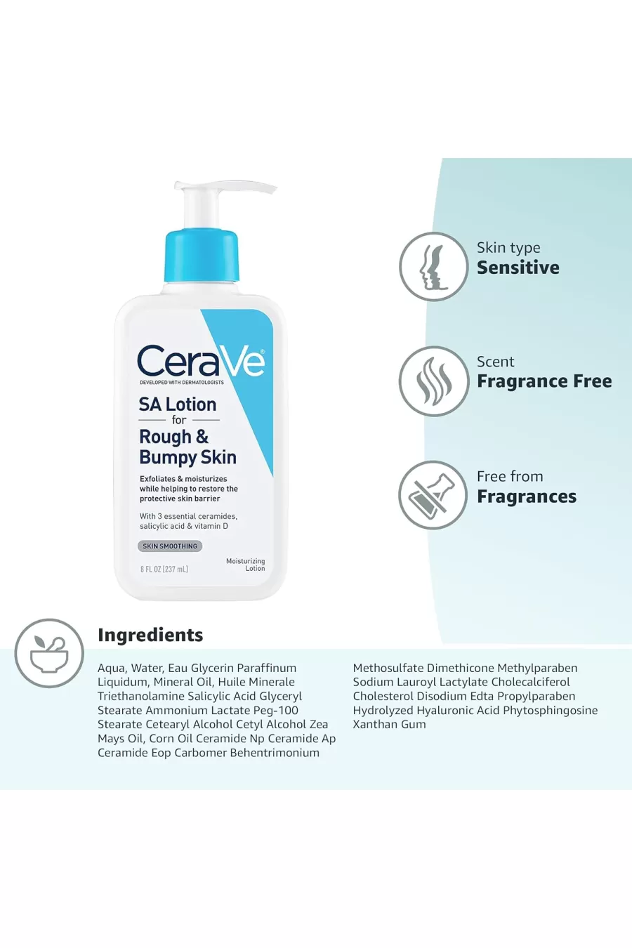 معرفی لوسیون آبرسان و لایه بردار بدن سراوی CeraVe با ویژگیهای پوست حساس و بدون عطر معرفی لوسیون آبرسان و لایه بردار بدن سراوی CeraVe با ویژگیهای پوست حساس و بدون عطر