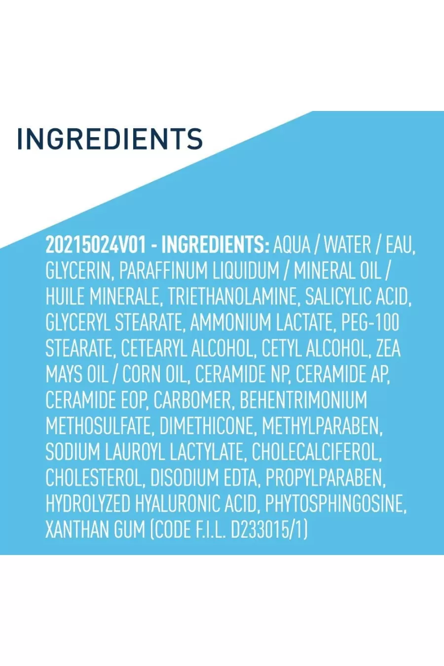ترکیبات کلیدی لوسیون آبرسان و لایه بردار بدن سراوی CeraVe در نمای لیست مواد تشکیلدهنده ترکیبات کلیدی لوسیون آبرسان و لایه بردار بدن سراوی CeraVe در نمای لیست مواد تشکیلدهنده