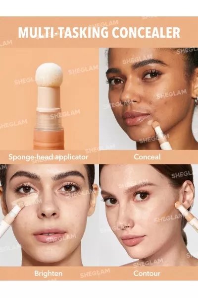  تصویر 6 : Sheglam شیگلم Buttercream کانسیلر سر پد دار رنگ  