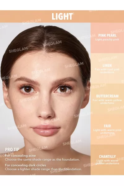  تصویر 7 : Sheglam شیگلم Buttercream کانسیلر سر پد دار رنگ  
