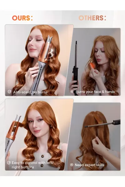  تصویر 5 : Sheglam شیگلم 32mm دستگاه کرلی مو اتوماتیک [ فر مو]  