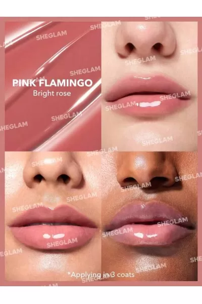  تصویر 2 : Sheglam شیگلم Pink Flamingo بالم لب حجم دهنده (لیپ پلامپر) رنگ  