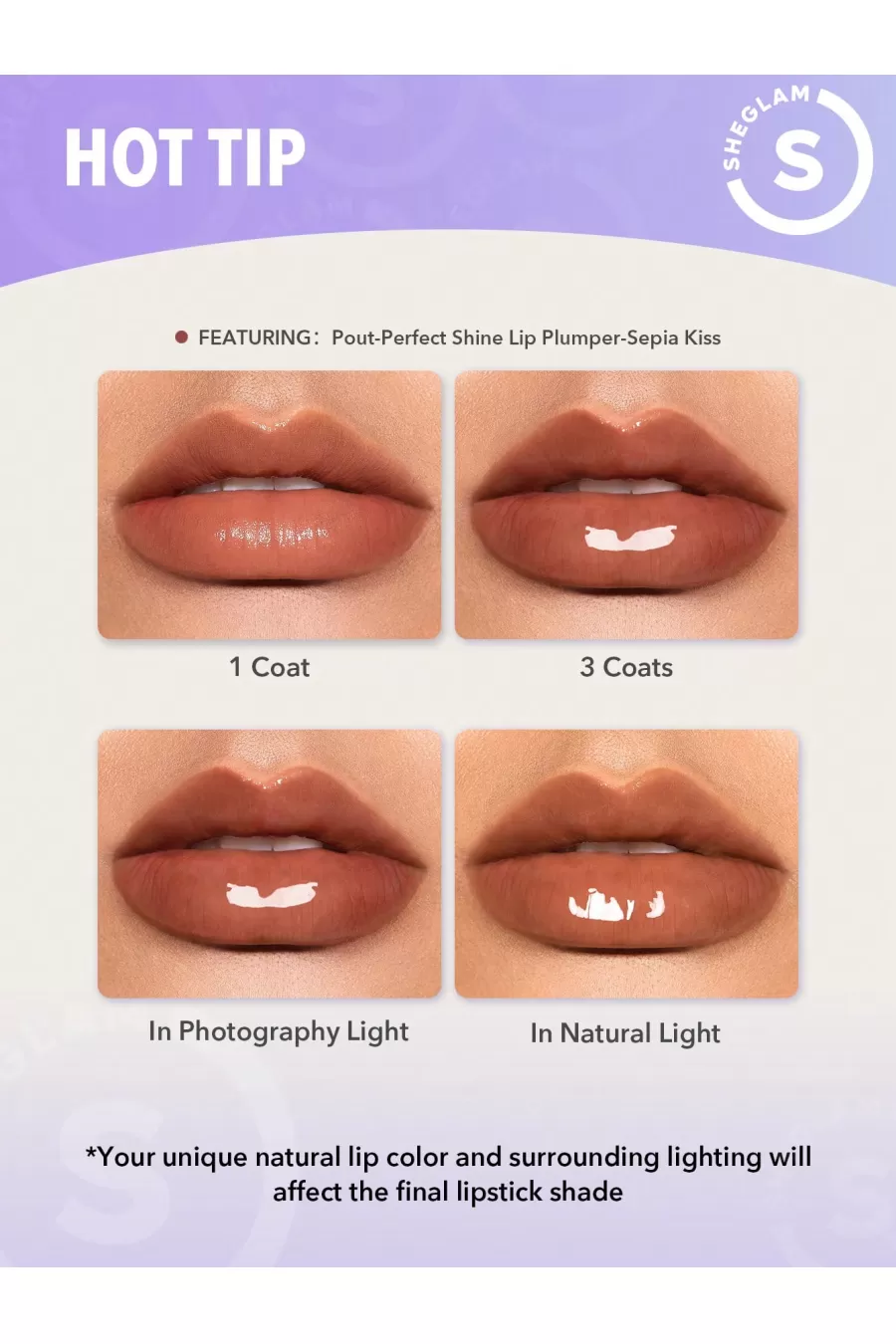 ترفندهای حرفهای استفاده از بالم لب حجم دهنده (لیپ پلامپر) رنگ Mahogany Magic شیگلم Sheglam ترفندهای حرفهای استفاده از بالم لب حجم دهنده (لیپ پلامپر) رنگ Mahogany Magic شیگلم Sheglam