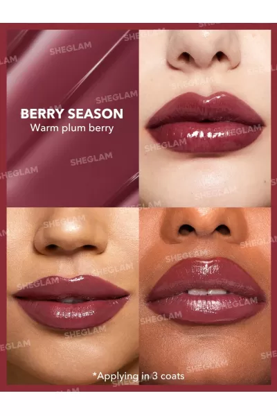  تصویر 1 : Sheglam شیگلم Berry Season بالم لب حجم دهنده (لیپ پلامپر) رنگ  