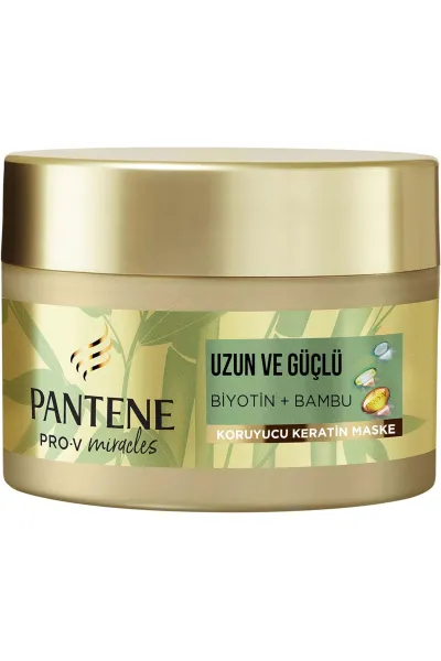  تصویر 1 : Pantene پانتن  ماسک مو عصاره بامبو +بیوتین  