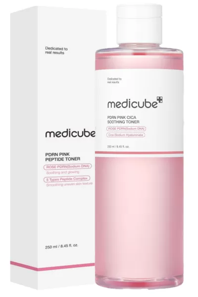 خرید و قیمت تونر صورتی روشن کننده و تسکین دهنده Medicube  مدی کیوب اصل