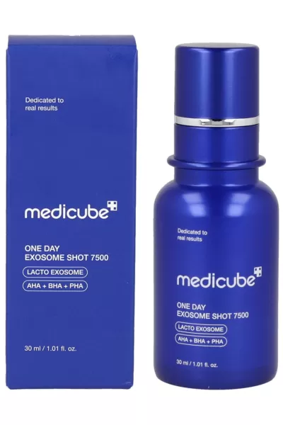  تصویر 6 : سرم اگزوزوم شات کنترل منافذ One day Exosome Shot 7500 مدی کیوب Medicube 