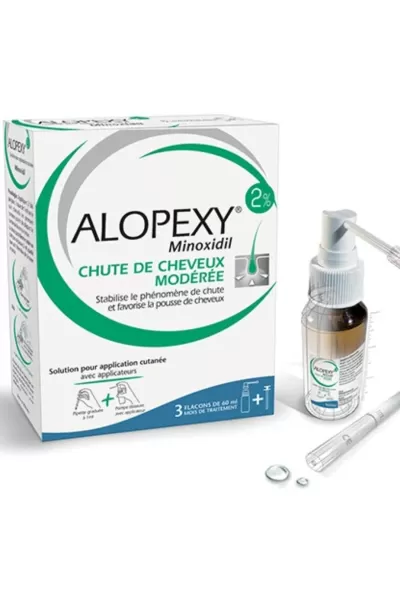  تصویر 1 : Alopexy الوپکسی  ماینوکسیدل بانوان و آقایان ۲ درصد فرانسوی  