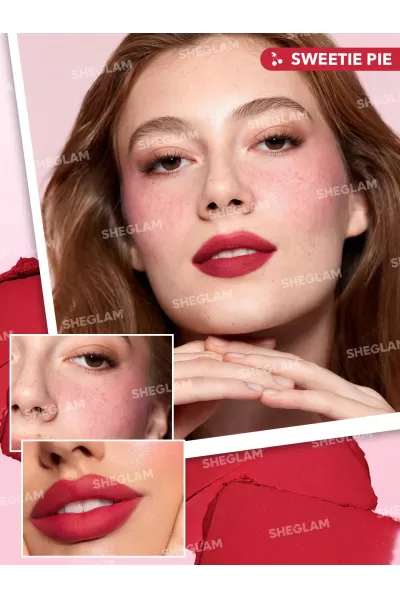  تصویر 3 : Sheglam شیگلم  ست کرمی رژلب و رژگونه  