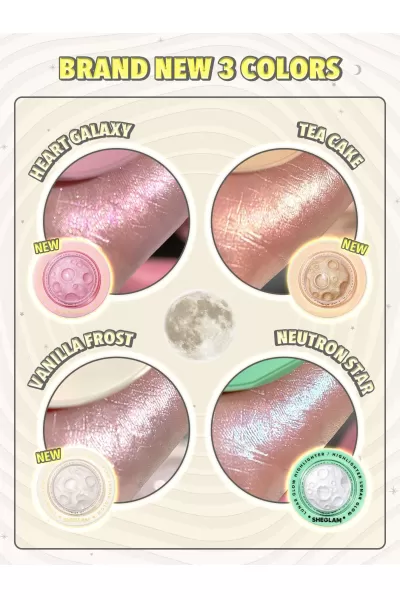  تصویر 2 : Sheglam شیگلم Heart Galaxy هایلایتر فضایی رنگ  