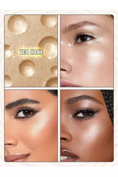  تصویر 1 : هایلایتر فضایی رنگ Tea Cake شیگلم Sheglam 