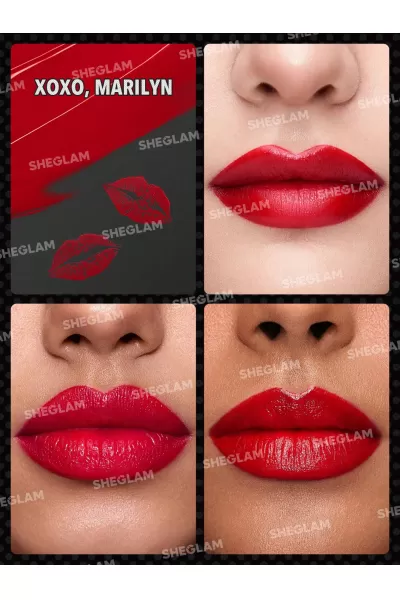  تصویر 2 : Sheglam شیگلم XOXO  Marilyn رژ لب مرلین مونرو  