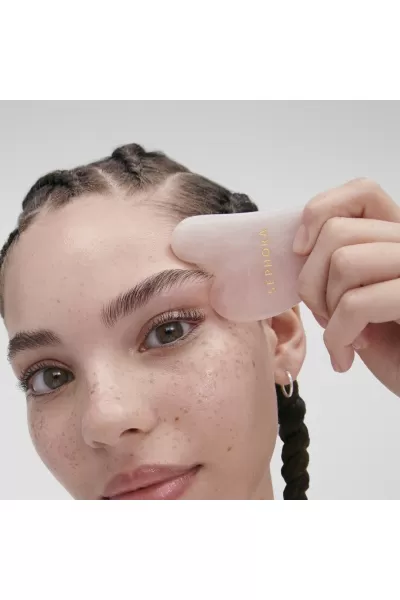  تصویر 2 : SEPHORA سفورا  سنگ ماساژ رز کوارتز گواشا صورت و گردن  