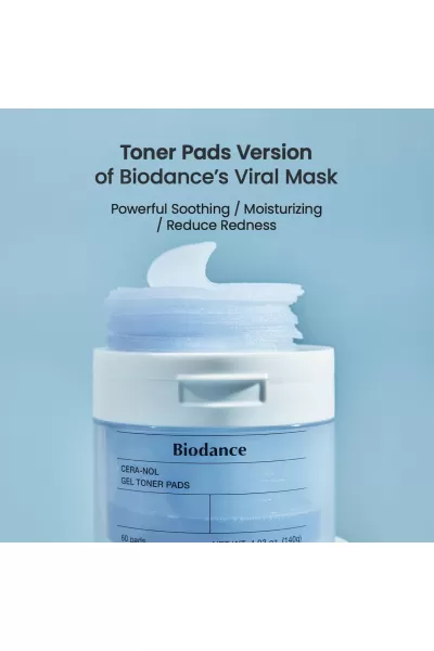  تصویر 5 : تونر پد ژلی هیالورونیک اسید بایودنس BioDance 