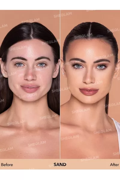  تصویر 1 : کرم پودر مات رنگ Sand شیگلم Sheglam 