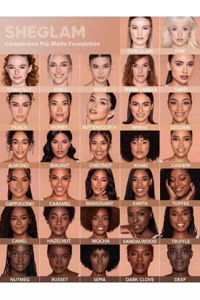  تصویر 6 : کرم پودر مات رنگ Sand شیگلم Sheglam 