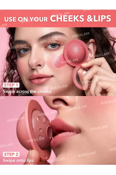  تصویر 4 : رژگونه فضایی رنگ Adorn شیگلم Sheglam 