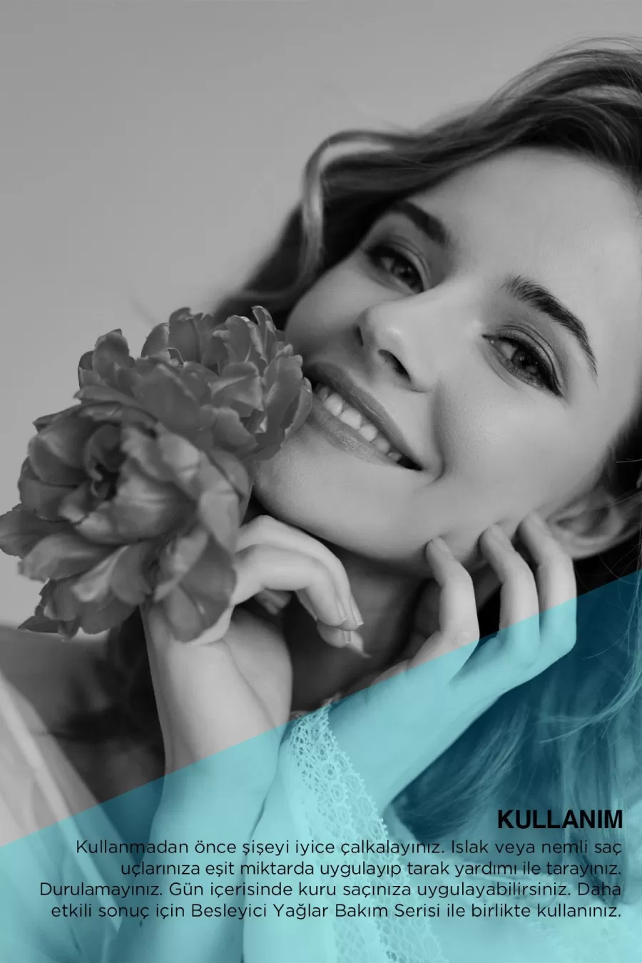 نحوه استفاده از اسپری دوفاز نرم کننده موهای خشک بدون سولفات بیوکسین BIOXCIN روی موها