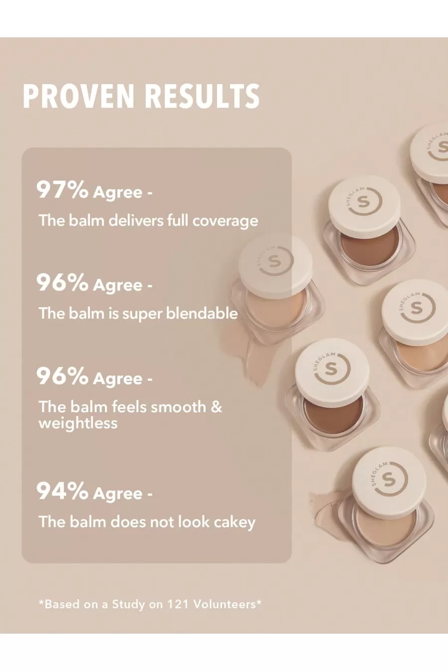 فرمولاسیون هوشمند بالم کرم پودری رنگ Buttercream شیگلم Sheglam با پوشش یکدست