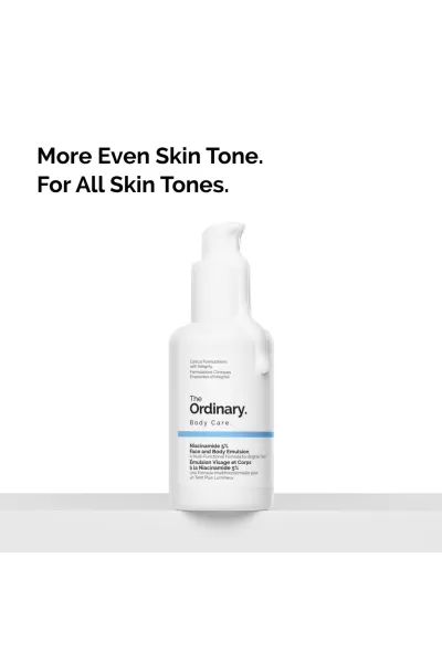  تصویر 4 : امولسیون روشن کننده نیاسینامید 5 صورت و بدن اوردینری The Ordinary 