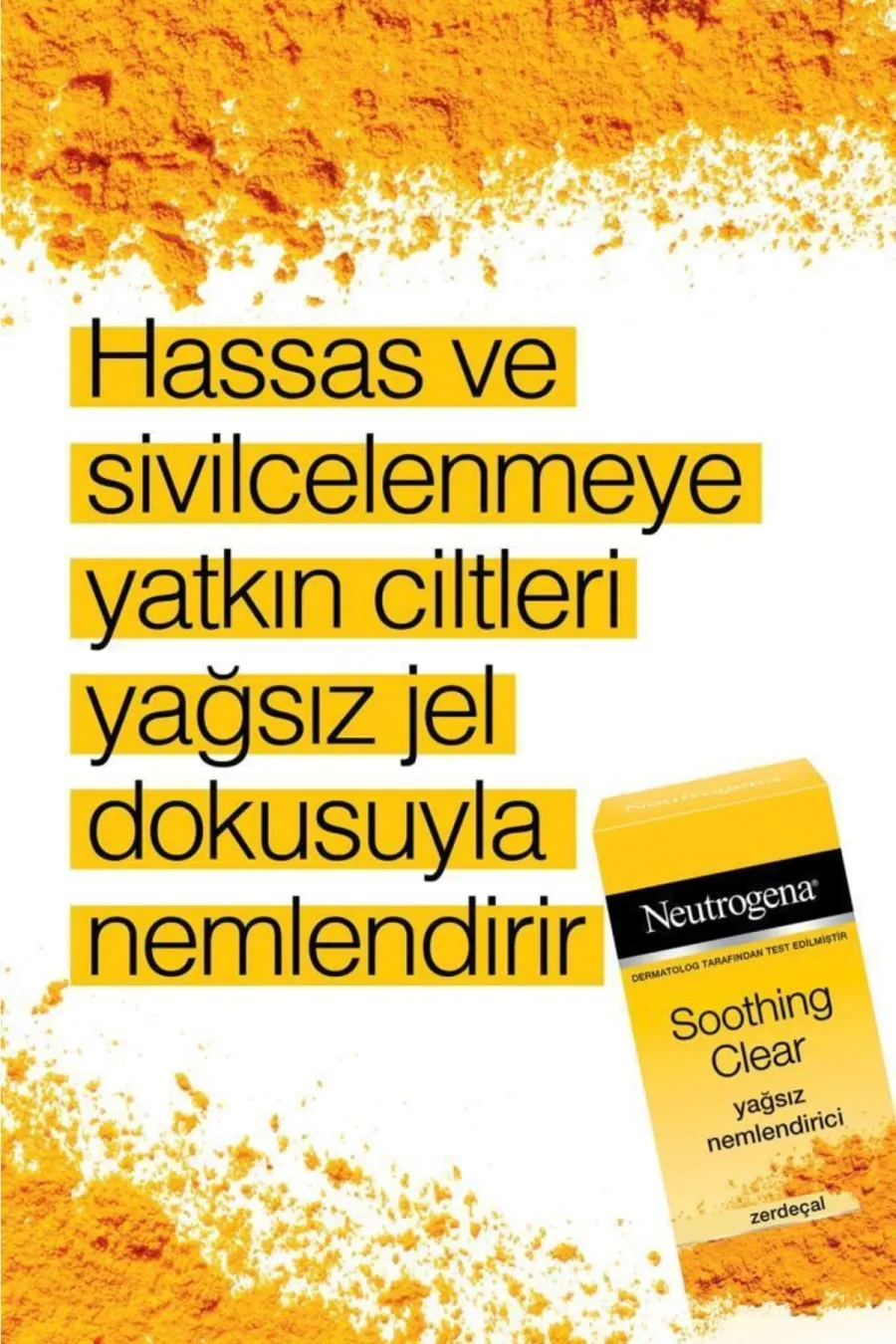 آبرسان زرد چوبه نوتروژینا Neutrogena مناسب پوست‌های حساس و مستعد جوش