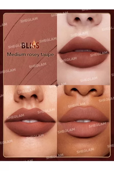  تصویر 1 : Sheglam شیگلم Bliss رژ لب مات رنگ  
