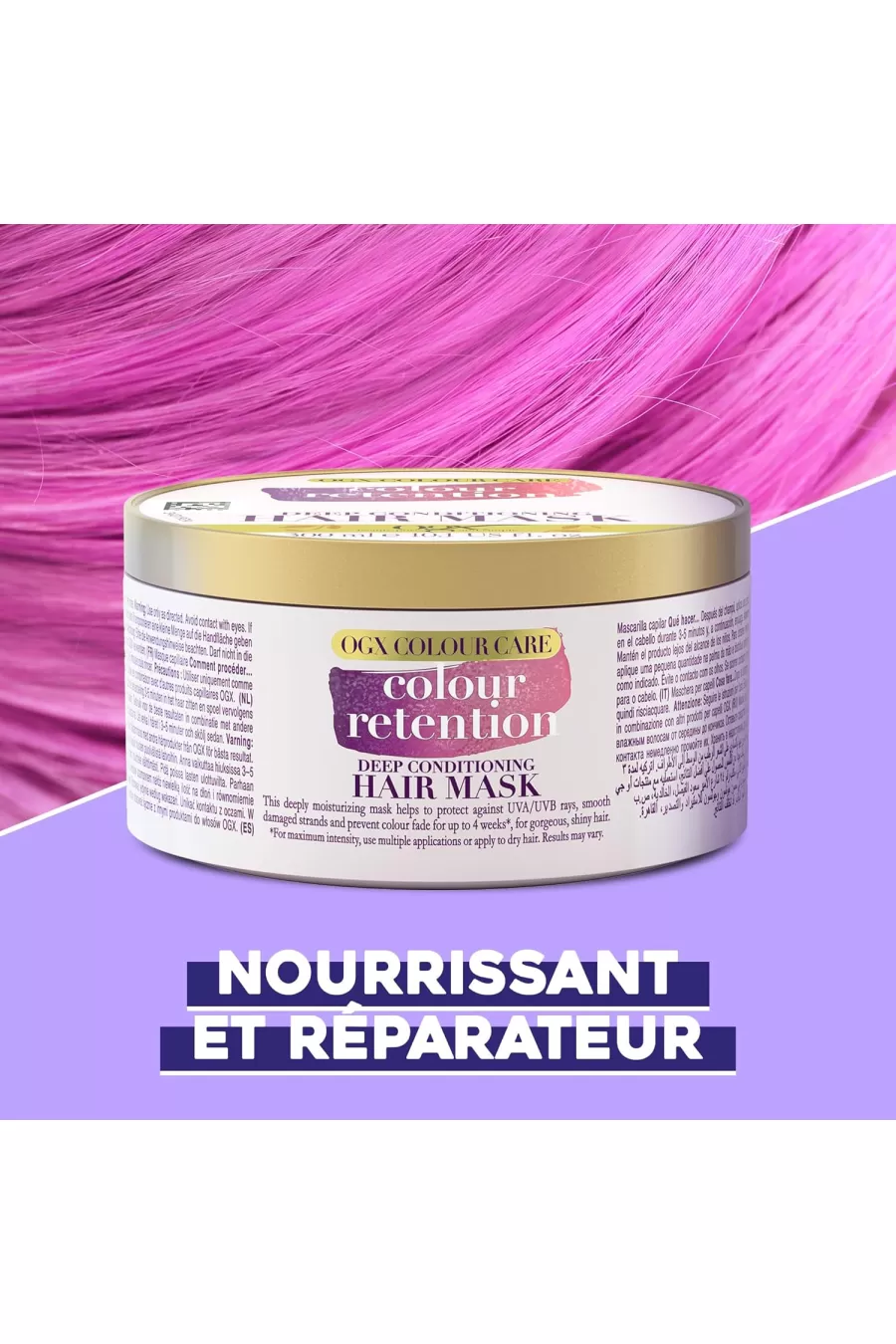 ویژگی ماسک مو مخصوص موهای رنگ شده او جی ایکس Ogx با خاصیت تغذیه و ترمیم مو ویژگی ماسک مو مخصوص موهای رنگ شده او جی ایکس Ogx با خاصیت تغذیه و ترمیم مو