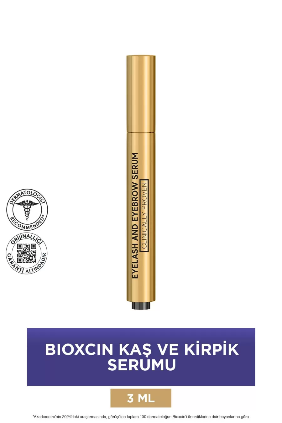 معرفی سرم تقویت مژه و ابرو بیوکسین BIOXCIN با نمایش بسته‌بندی و محصول