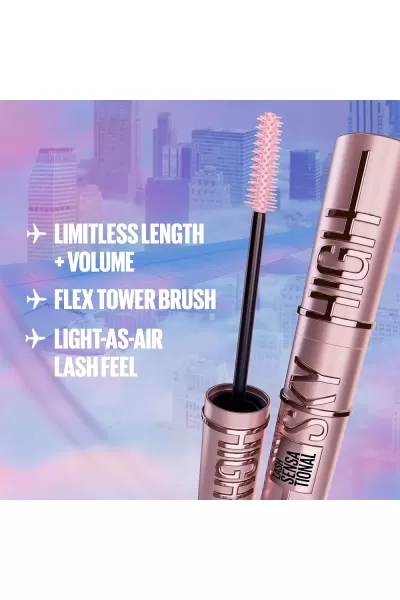  تصویر 3 : ریمل حجم دهنده و بلند کننده Sky High میبلین نیویورک Maybelline New York 