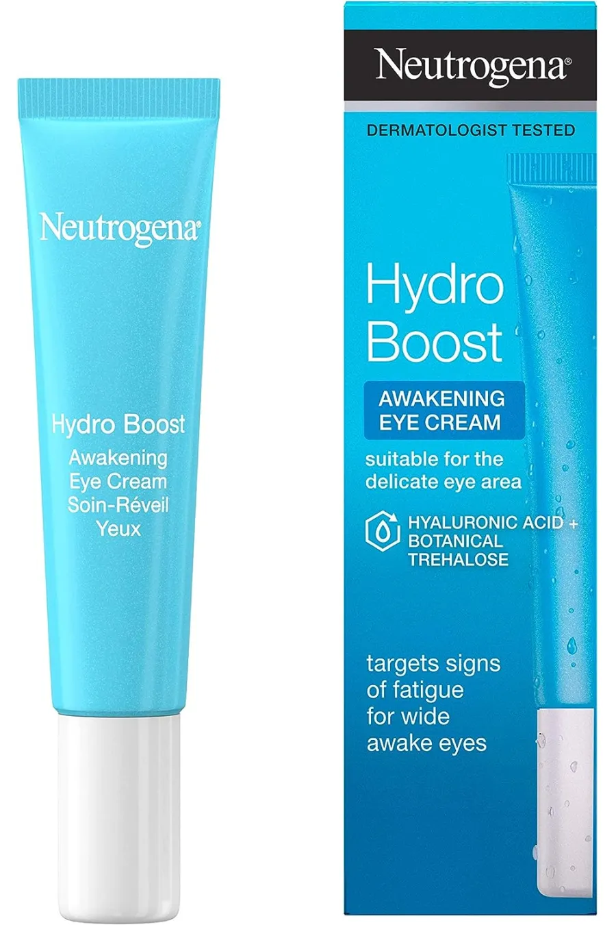 معرفی کرم دور چشم هیدروبوست نوتروژینا Neutrogena همراه با تیوب و بستهبندی محصول معرفی کرم دور چشم هیدروبوست نوتروژینا Neutrogena همراه با تیوب و بستهبندی محصول