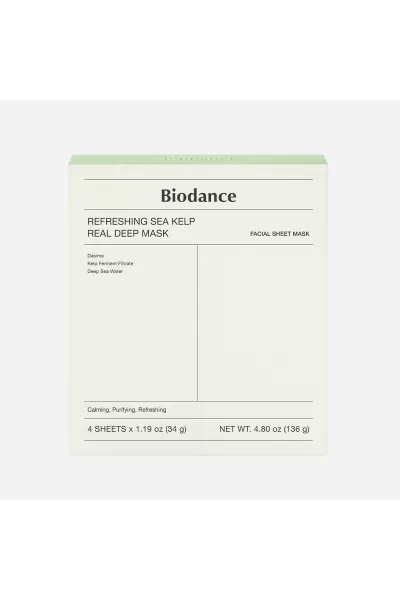  تصویر 3 : BioDance بایودنس  پک ۴ تایی ماسک جلبک دریایی  