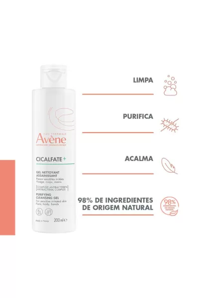  تصویر 2 : Avene اون  ژل شوینده ترمیم کننده سیکالفیت پلاس  