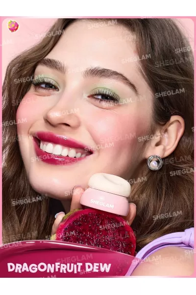  تصویر 6 : Sheglam شیگلم Dragonfruit Dew بالم لب مربایی رنگ  