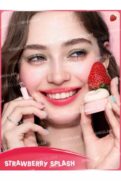  تصویر 6 : Sheglam شیگلم Strawberry Splash بالم لب مربایی رنگ  