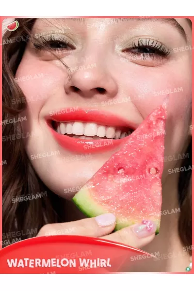  تصویر 6 : Sheglam شیگلم Watermelon Whirl بالم لب مربایی رنگ  