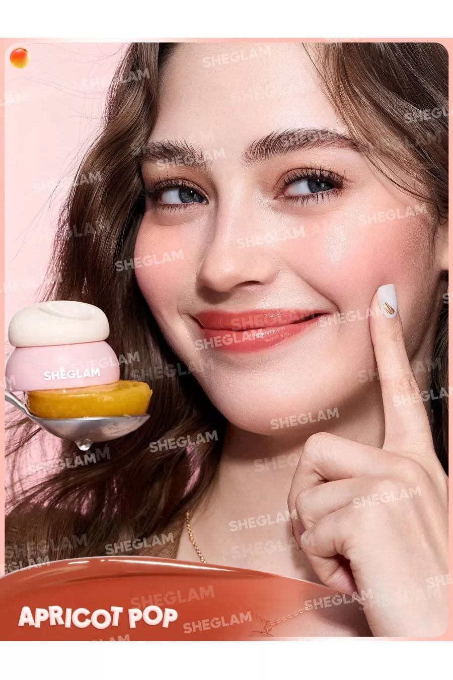 بالم لب مربایی رنگ Apricot Pop شیگلم Sheglam مناسب آرایش روزانه و لبهای خشک بالم لب مربایی رنگ Apricot Pop شیگلم Sheglam مناسب آرایش روزانه و لبهای خشک