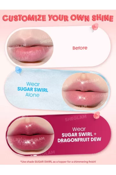  تصویر 4 : Sheglam شیگلم Guava Glow بالم لب مربایی رنگ  