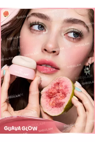  تصویر 6 : Sheglam شیگلم Guava Glow بالم لب مربایی رنگ  
